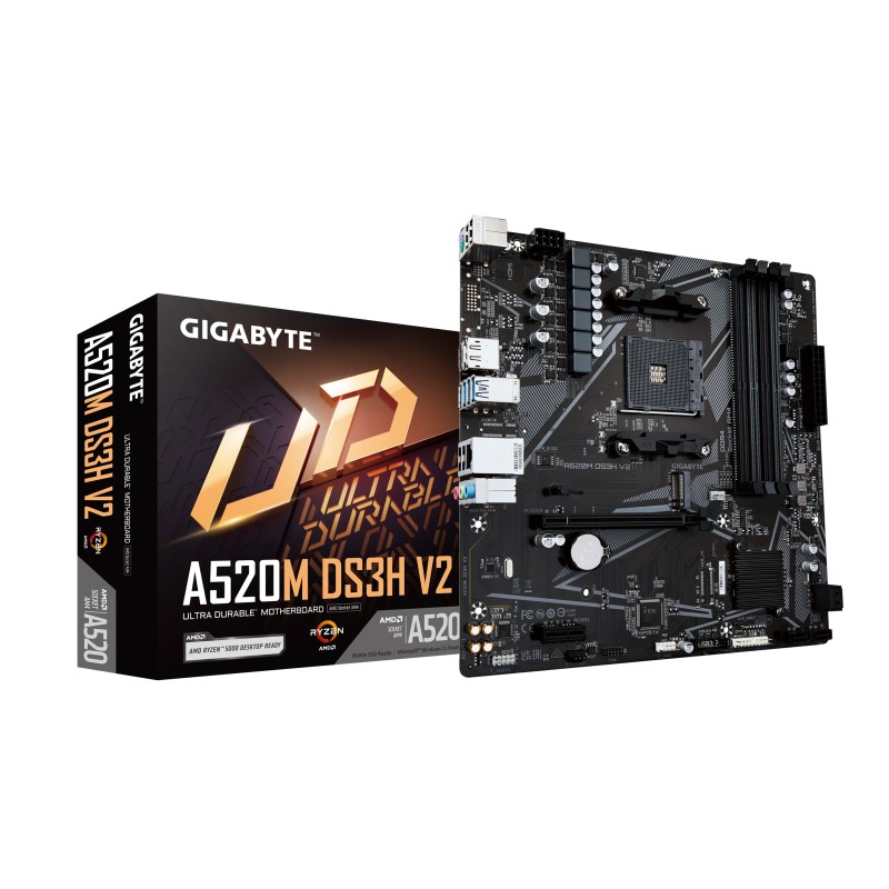 Gigabyte A520M DS3H V2 (rev. 1.0) Socket AM4 micro ATX